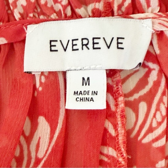 Evereve Hayden Chiffon Gathered Blouse M - Picture 9 of 11